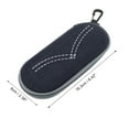 thumbnail image 4 of Unique Bargains 1 Pc Eyeglasses Case Protective Eyeglasses Storage 6.42"x2.36"x1.34" Gray, 4 of 5