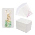 thumbnail image 5 of 100Pcs Self-sealing Bag Paper Keychain Display Cards Necklace Packaging Supplies Black, 5 of 6