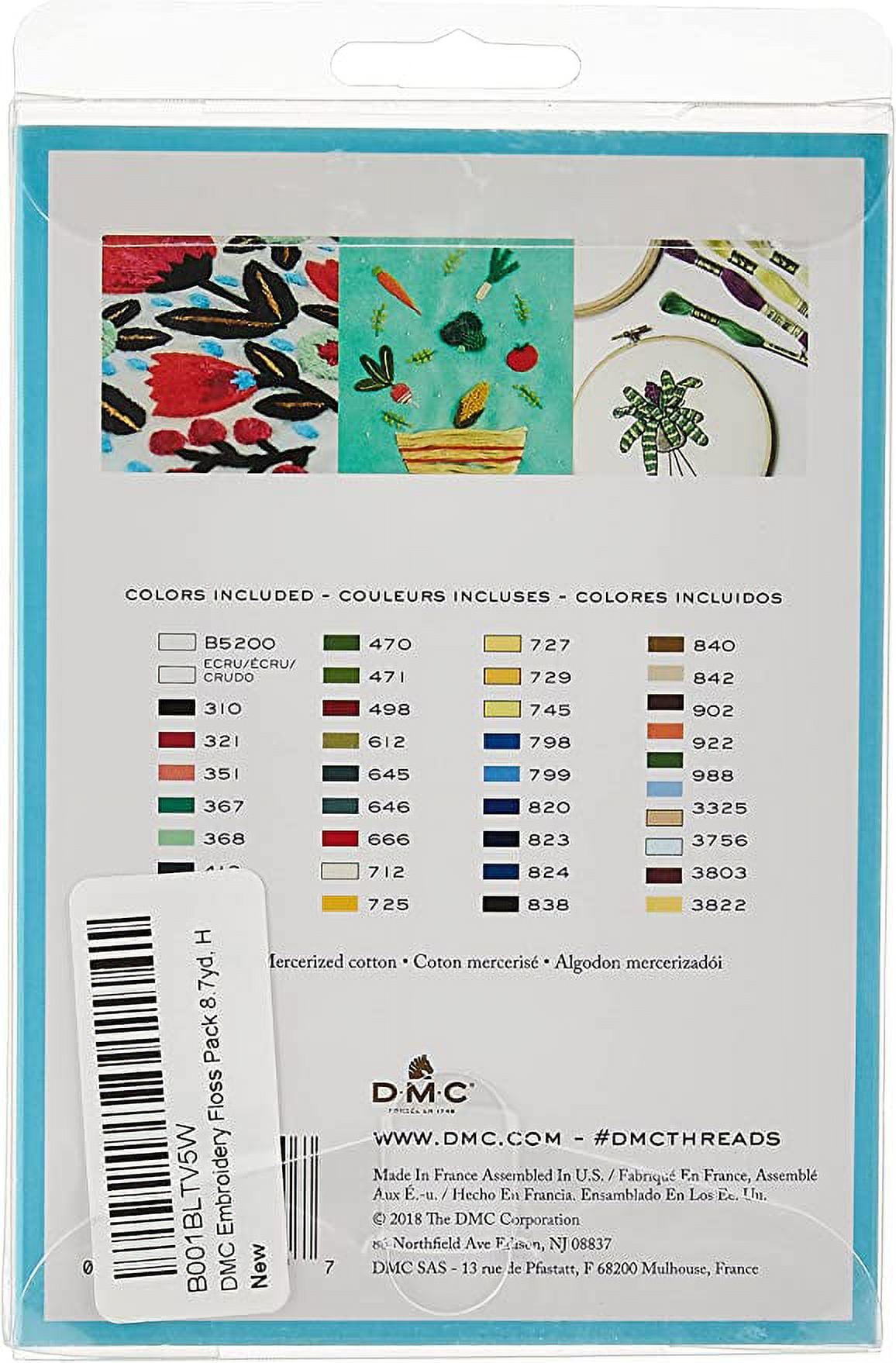 DMC Embroidery Floss Pack, Home Decor, 36 skiens