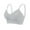C270/Grey, variant on Women's Bra Ladies Double Shoulder Straps Off The Shoulder Straps Breast Wraps Sports Straps Breast Pads Underwear Bras Breathable