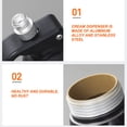 thumbnail image 2 of Toystoory Dispensador de crema batida de aluminio de 250ml, batidor de crema de cocina, herramientas de postre con boquillas cuentagotas Herramientas y accesorios para hornear negro Toystoory HA008727-03, 2 of 6