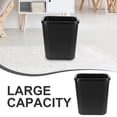 thumbnail image 5 of Minkissy 15L Black Plastic Garbage Can for Kitchen Under Sink Trash Bin Easy to Clean, 5 of 5