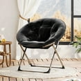 thumbnail image 2 of Yeshouse Silla de piso plegable extragrande con asiento de felpa antideslizante para adolescentes y adultos, ideal para dormitorio o sala de estar, 2 of 9