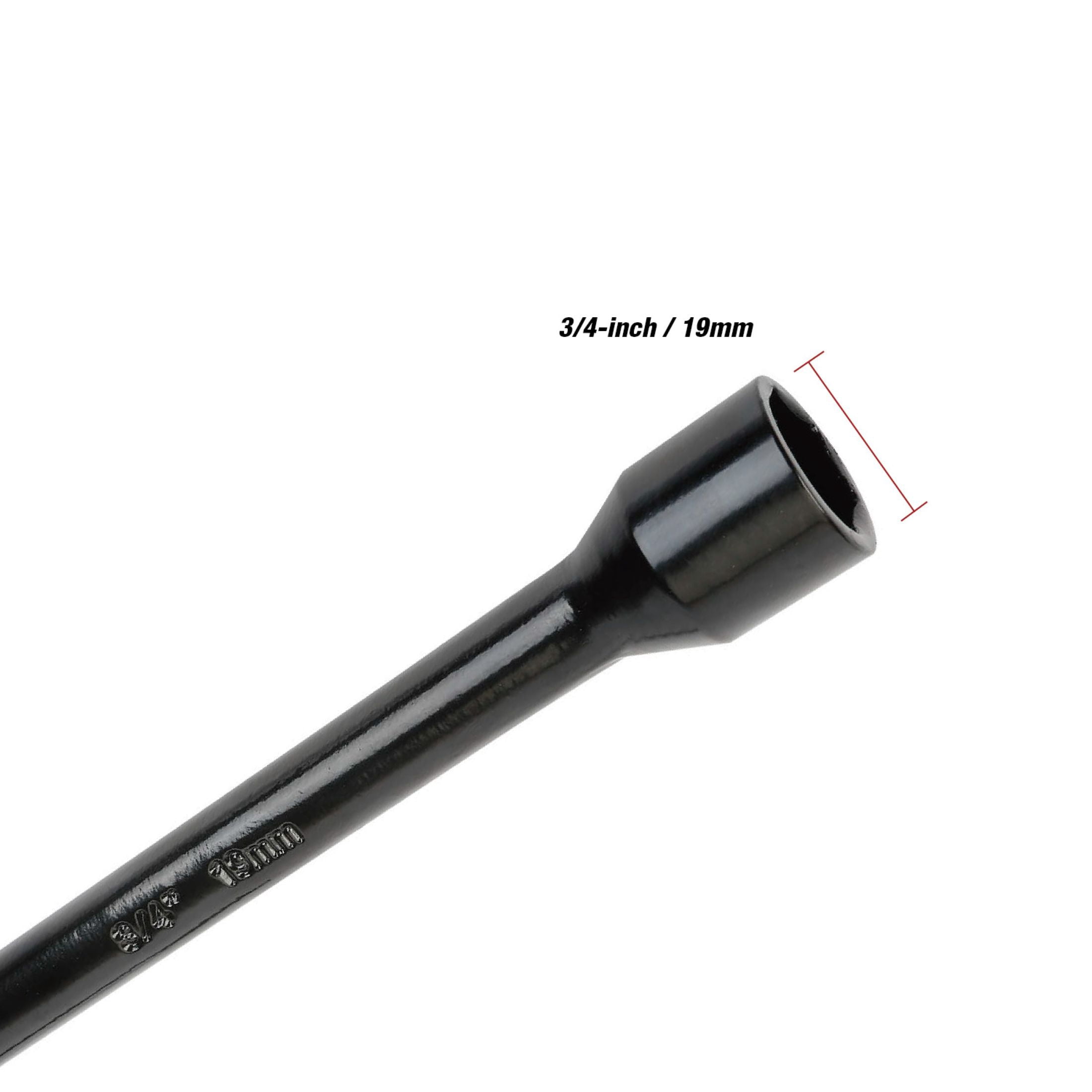 Hyper Tough 18-inch 4-Way Carbon Steel Lug Wrench, Black