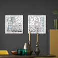 thumbnail image 5 of 12x12 Inch Acrylic Wall Stickers,Vintage Rustic Style DIY Mirror Wall Sticker for Farmhouse ,Living Room,Bedroom  Entryway, Hallwaystyle Wall Deceoration, 5 of 7