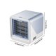 thumbnail image 2 of Mini ventilador de refrigeración para oficina en casa, escritorio, alimentado por USB, ventilador portátil de 3 velocidades de viento con contenedor de agua, azul Inevent HA5813-03B, 2 of 6