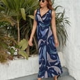 thumbnail image 3 of School of whales Sleeveless Dress purple dress fairy dress women clothes ladies dresses for special occasions, 3 of 6