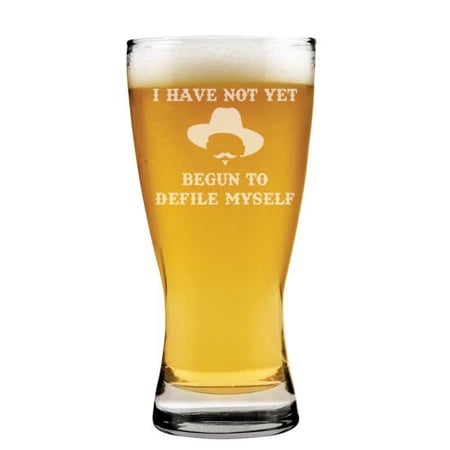 15 oz Beer Pilsner Glass Gift I Have Not Yet Begun To Defile Myself