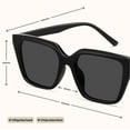 thumbnail image 5 of miyya Cat Eye Polarized Sunglasses Women UV Protection Black, 5 of 9