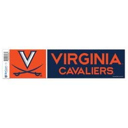 Virginia Cavaliers Decal 3x12 Bumper Strip Style Special Order