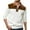 #466-White, variant on Men's Corduroy & Knit Blend Polo, Half Zip Collared Shirt with Brown Accents, Textured Long Sleeve Casual Top