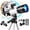 White, variant on Furnibear 70mm Refractor Telescope for Adults and Kids with Tripod and Phone Adapter, Blue