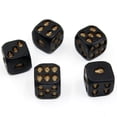 thumbnail image 1 of Dados de hueso de cabeza, 5 piezas Dados de esqueleto de hueso de cabeza D Dados de Halloween confiables y duraderos, 1 of 8