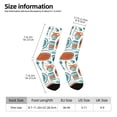 thumbnail image 2 of Vsdgher Cute Tableware Crew Socks for Men & Women, Breathable Casual Athletic Ankle Socks, 2 of 6