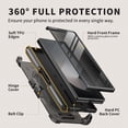 thumbnail image 3 of TONGATE for Samsung Galaxy Z Fold 6 Case with Stand,[Hinge Protection][Slide Camera Cover] Protective Armor Case,Privacy, 3 of 8