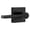 Matte Black, variant on Miseno Mlk3022x Lorton Flat Bar Privacy Door Lever Set - Black