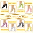 thumbnail image 5 of Bocaoying 8 Pairs Pilates Socks for Women, Yoga Socks with Grips for Barefoot Workout, Women Size 6-9, Non Skid Barre & Hospital Ankle Socks, 5 of 7