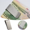 thumbnail image 2 of Business Card Holder And Slim Bookmark Purpose Stainless Steel Notebook Accessory For Men Minimalist Wallet Style, 2 of 6