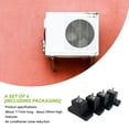 thumbnail image 3 of Inteprter Soporte de montaje de unidad de aire acondicionado de 4 piezas Amortiguador de reducción de vibraciones Base de soporte de Electrodomésticos, 3 of 6
