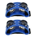thumbnail image 1 of Phenofice 2Pcs Foot Tambourine Bells Musical Toys Plastic Blue for Performance Use, 1 of 8