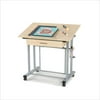 Adjustable Drawing and Craft Table with Drawer