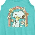 thumbnail image 2 of Peanuts - Retro Flower Rainbow  - Toddler and Youth Girls A-line Dress, 2 of 5