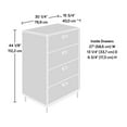 thumbnail image 3 of Sauder® Anda Norr 4-Drawer Chest in Sky Oak Finish, 3 of 6