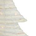 thumbnail image 5 of Northlight LED Lighted Glitter Christmas Tree - 18.5" - Cream - Warm White Lights, 5 of 6