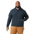 thumbnail image 2 of Dickies Men's Midweight Fleece Hoodie, Dark Navy, 2X Tall, 2 of 5