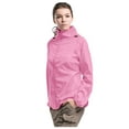 thumbnail image 3 of Yuanlong Womens Jackets Spring Autumn Plain Long Sleeve Hooded Thin Jacket Outdoor Hiking Lightweight Coats With Pockets, 3 of 7