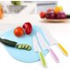 thumbnail image 2 of Utensilios De Cocina Para Niños Cuchillos Y Tablas De Cortar/Cuchillos De Lechuga Y Ensalada Seguros De Agarre Robusto, 3 Piezas Namotu HMHZ1498, 2 of 5