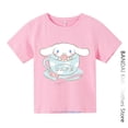 thumbnail image 2 of Sanrio-Camiseta de Hello Kitty para niños, camiseta de manga corta informal de dibujos animados, ropa para bebés, ropa para niñas, 2 of 4
