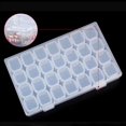 thumbnail image 1 of 28 Slots Plastic Storage Box Diamond Painting Kits Nail Art Rhinestone Tools Beads Storage Box Case Organizer Holder, 1 of 5