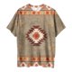 thumbnail image 3 of Blusa de manga corta con estampado de cuello redondo informal para mujer a la moda, Tops de verano OAVQHLG3B Store lin121212, 3 of 3