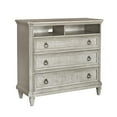 thumbnail image 2 of Home Meridian Linen Grace Media Chest With Natural Finish P123145, 2 of 7