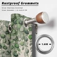 thumbnail image 2 of Outdoor Curtains for Patio Waterproof, Green Eucalyptus Leaves Outdoor Privacy Panels Grommet, Summer Botanical Weeping Rustic Blackout Outside Curtains for Porch/Cabana 54"x108", 2 Panels, 2 of 8