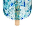 thumbnail image 5 of Evergreen Art Glass Speckle Light Blue Bell Chime, 5 of 5