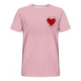 thumbnail image 3 of WAENQINLA Men Oversized T Shirt Graphic Tees Big and Tall Short Sleeve T-Shirt Heart Printed Athletic Tshirt Summer Athletic Workout Tops, 3 of 3