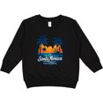 thumbnail image 2 of Inktastic Santa Monica California Sunset Beach Toddler Sweatshirt, 2 of 4