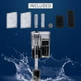 thumbnail image 4 of Mighty Aquarium Hang On Back Filter - Aquarium HOB Filter - Adjustable Fish Tank Filter - Aquarium Filters - Nano Aquarium Filter - Fish Aquarium Filter - Hang On Back Aquarium Filter 4-10 Gallons, 4 of 8