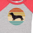 thumbnail image 4 of Inktastic Dachshund Dog Retro Sunset Boys or Girls Baby Bodysuit, 4 of 5