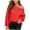 Watermelon Red, variant on UAMVSH Women's Soft Fuzzy Knit Sweater Oversized Cozy Pullover Top Long Sleeve Casual Crewneck Sweater Top