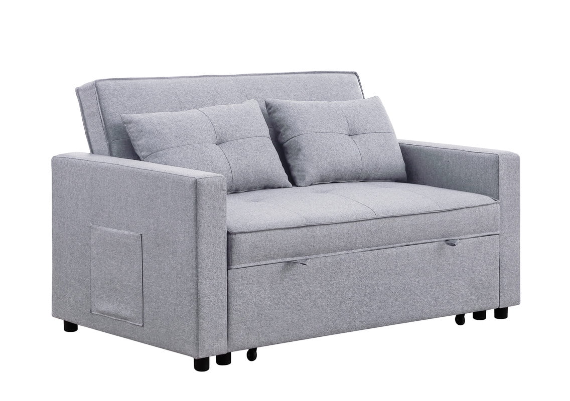 Upholstered Loveseat Sleeper Sofa Couch