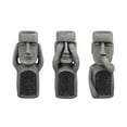 thumbnail image 6 of LuxenHome Gray MgO Set of 3 Garden Easter Island Solar Statues, 6 of 8