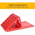 thumbnail image 3 of All-Weather Foldable Auto Traction Mat Tire Grip Aid, Car Escape, Emergency Off Road Traction Tool, Work for Snow, Ice, Mud, and Sand (2-Pack), 3 of 3