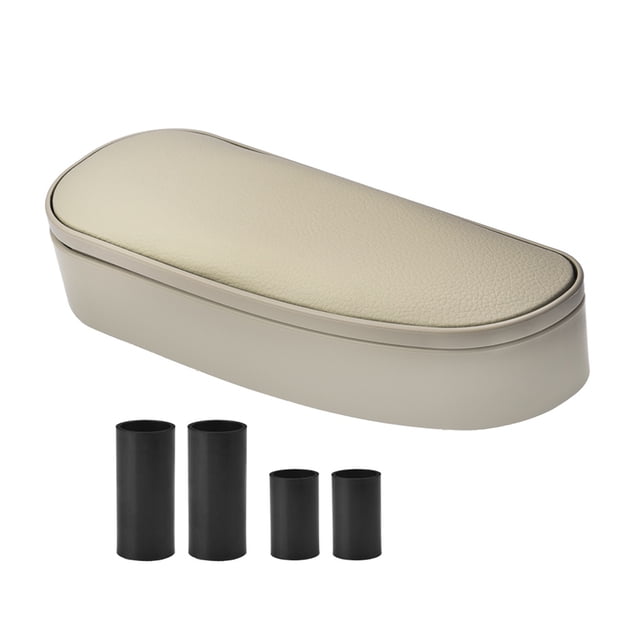 Riwesomey Soporte ajustable para codo de coche, reposabrazos izquierdo, almohadilla antifatiga, alfombrilla antideslizante, caja de almacenamiento Automoción decorativa y accesorios No.02 Riwesomey VI000385-02