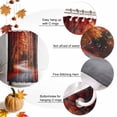thumbnail image 5 of Shower Curtain 72"W x 96"L Autumn Forest Red Maple Trees Road Fabric Shower Curtains Set with Hooks Water Repellent Bathroom Curtains Machine Washable Bathroom Accessories, 5 of 6