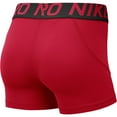 thumbnail image 2 of Nike Women's Pro 3" Shorts (Gym Red/Black, Large), 2 of 2