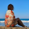 thumbnail image 3 of Watercolor Wildflowers Beach Towel Microfiber Beach Towels Sand Free Quick Dry Lightweight Travel Towels, 3 of 7