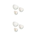 thumbnail image 3 of Naiovety Platos de frutos secos de 3 piezas, semillas de plástico, aperitivos para ensaladas, platos de dulces, bandejas reutilizables, cuencos Type2 NO2, 3 of 6